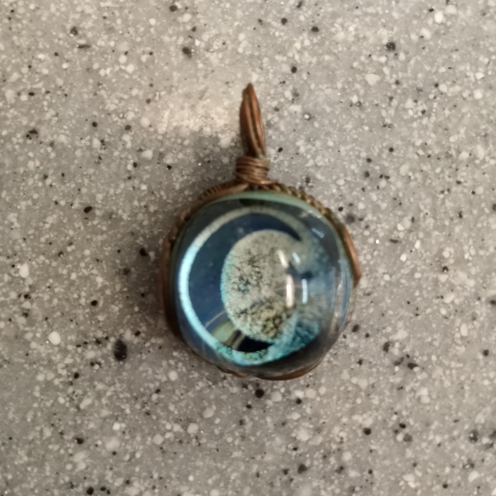 Moon and Star Pendant